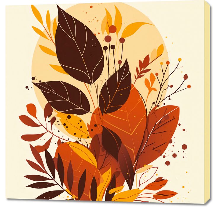 Obraz 100x100cm Barwne Oblicze Jesieni
