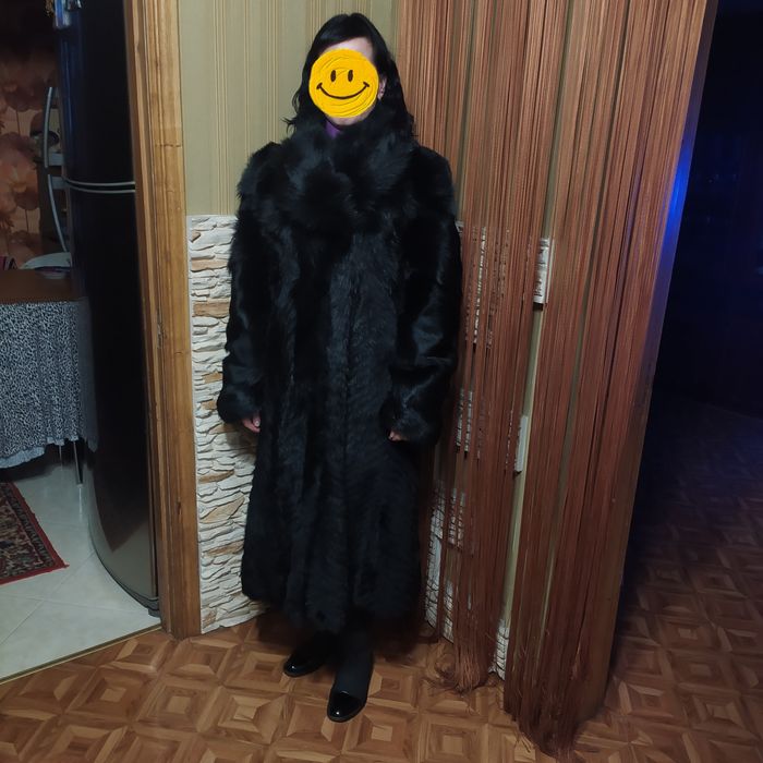 Шуба из волка ёлочкой