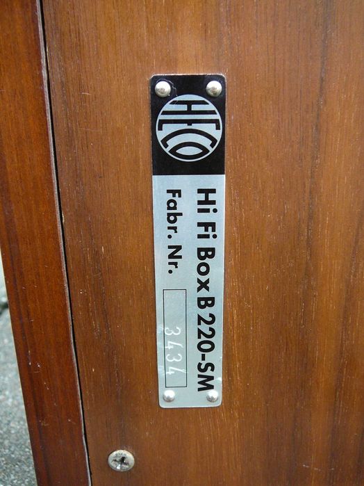 Kolumny HECO HiFi Box B220-SM vintage