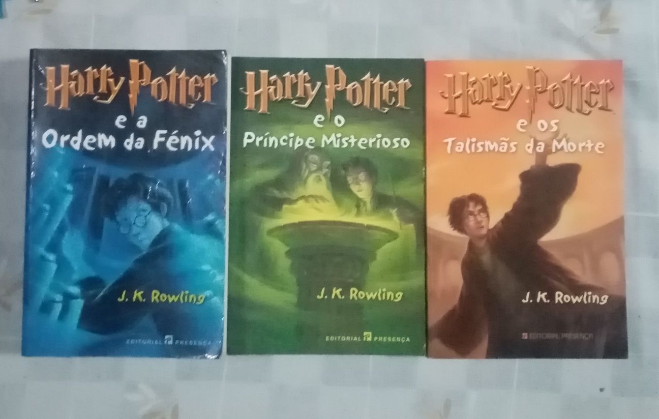 Livros Harry Potter + Tolkien