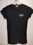 Dolce & Gabbana Junior t-shirt dziewczęcy rozm XL, 164 /170 cm, czarny