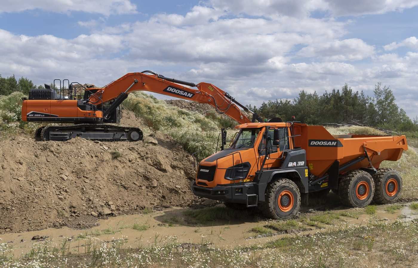 Wynajem x Wykupem  Koparka 32 t Doosan Dx300lc-7 NOWA !!!