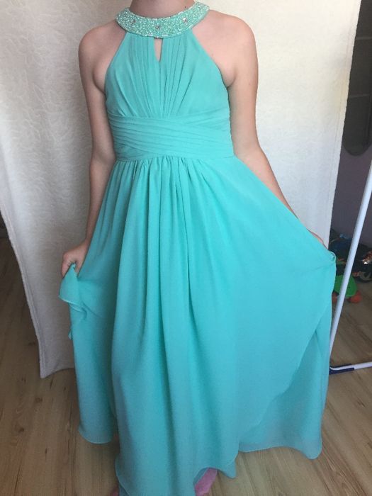 Elegancka sukienka na wesele dla dziewczynki wzrost ok. 144 cm