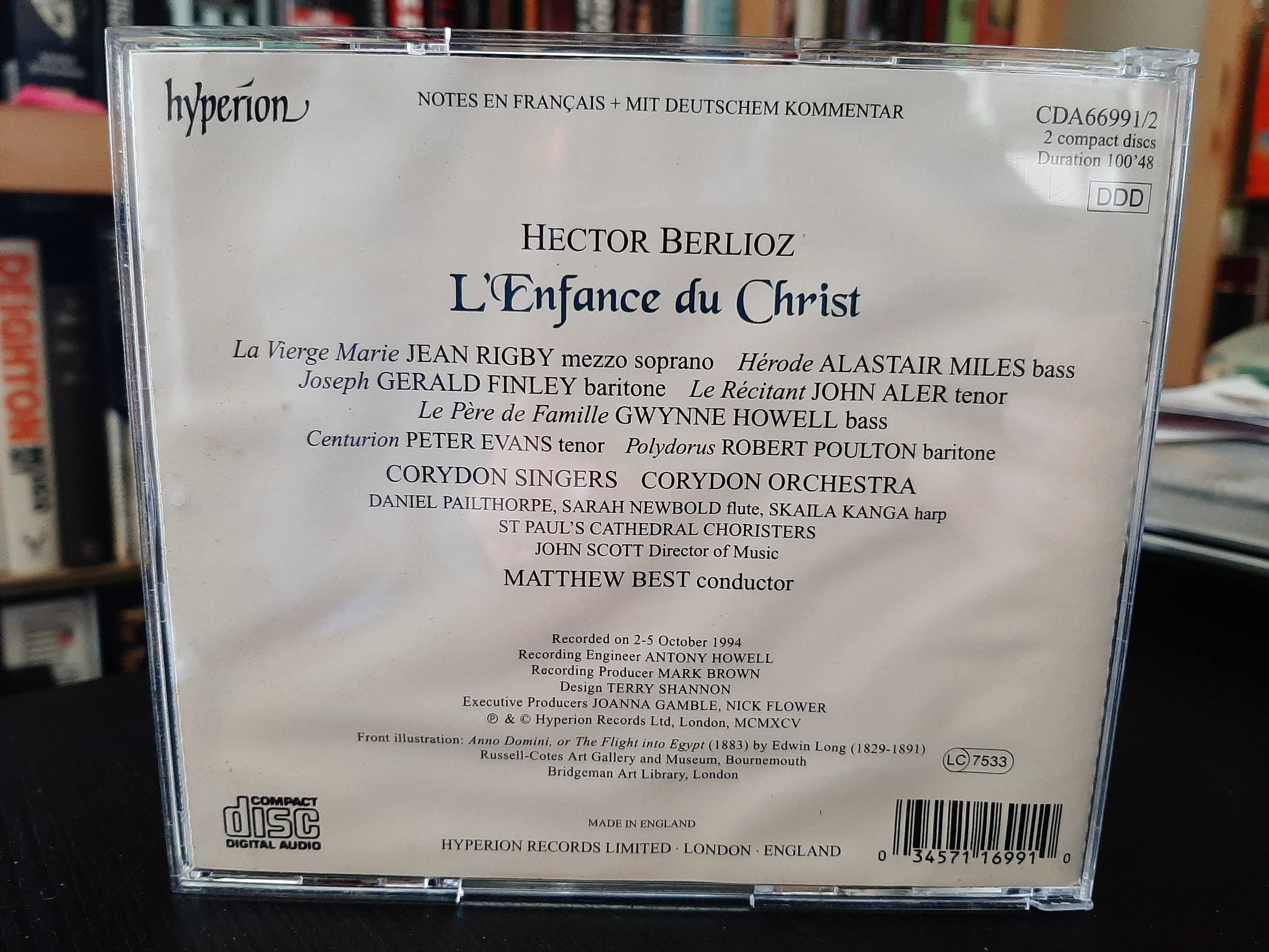 Berlioz – L'Enfance Du Christ – Corydon Orchestra, Matthew Best