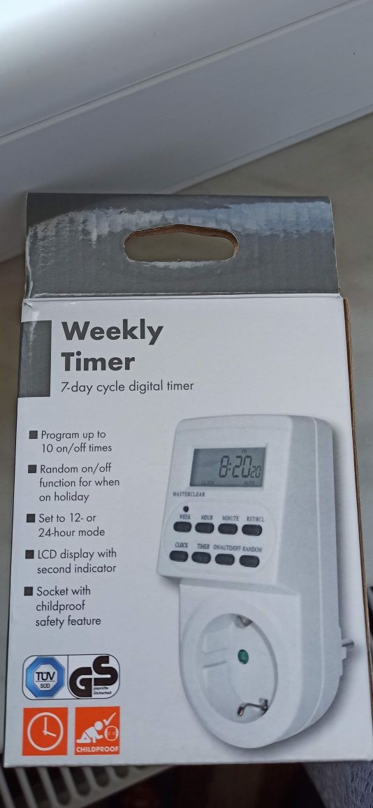 Nowy Programator czasowy Timer Cyfrowy Elektryczny