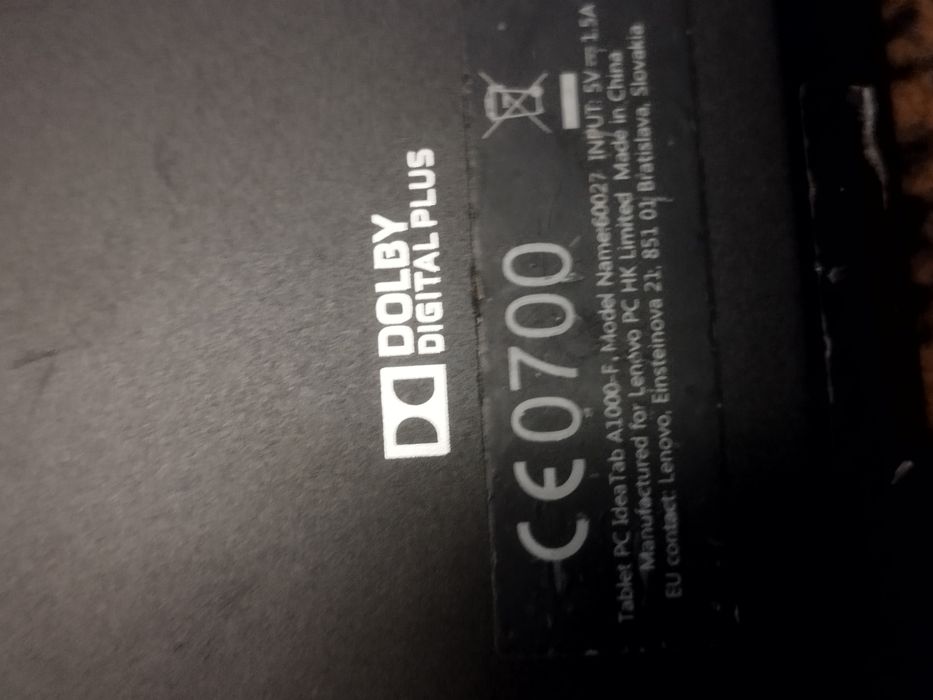 Tablet Lenovo zbity