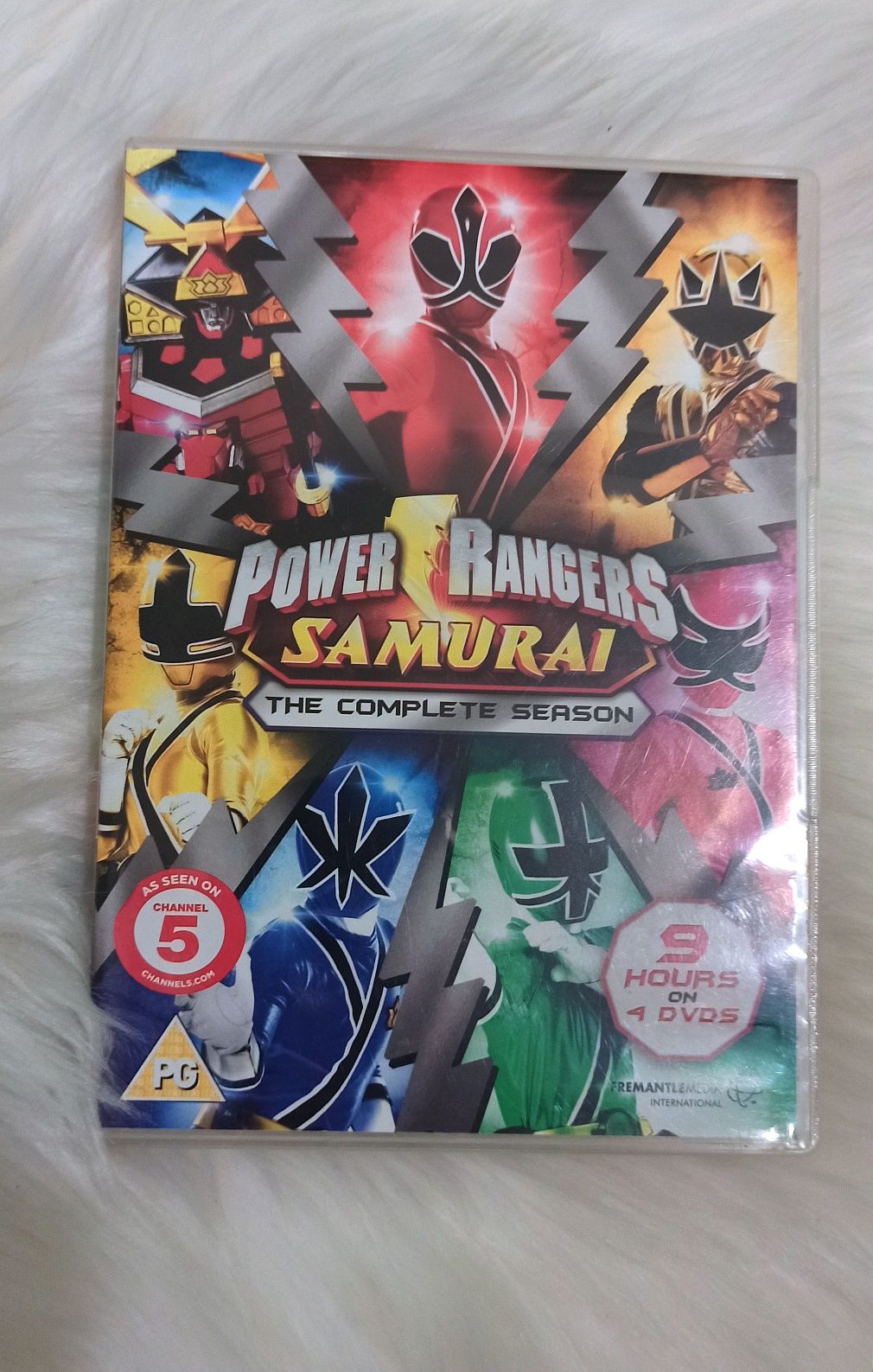 Могутні  рейнджери самураї, колекційний DVD  4 в 1