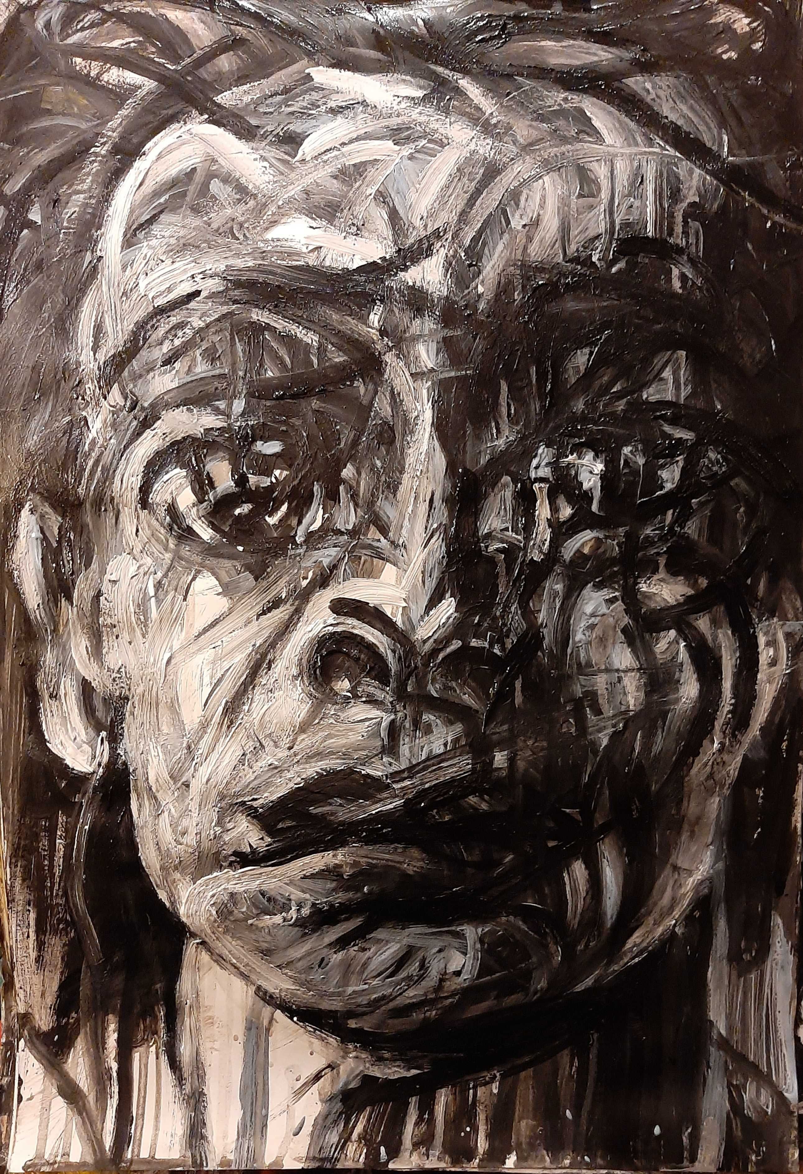 Ivo Pogorelich, portret akrylowy