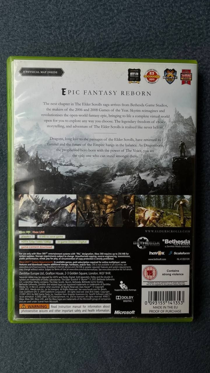 TES V Skyrim Xbox 360