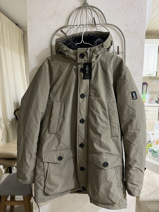 Пуховик парка чоловічий Refrigue helmer-o biscuit оригинал nike adidas