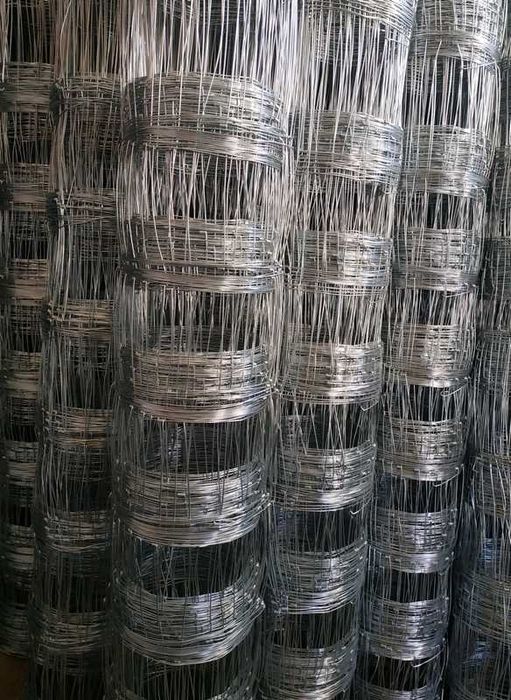 Siatka leśna ocynkowana 150, 180, 200cm ogrodzeniowa tymczasowa słupki