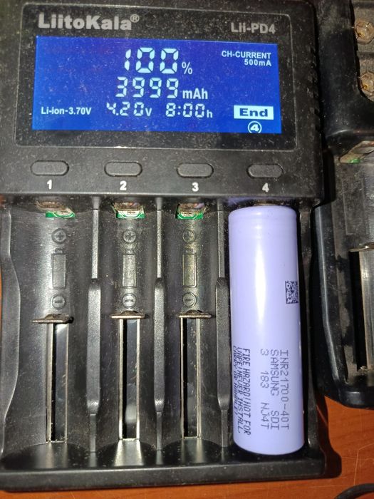 Акумулятор Samsung 40t іnr 21700 ,2023 рік