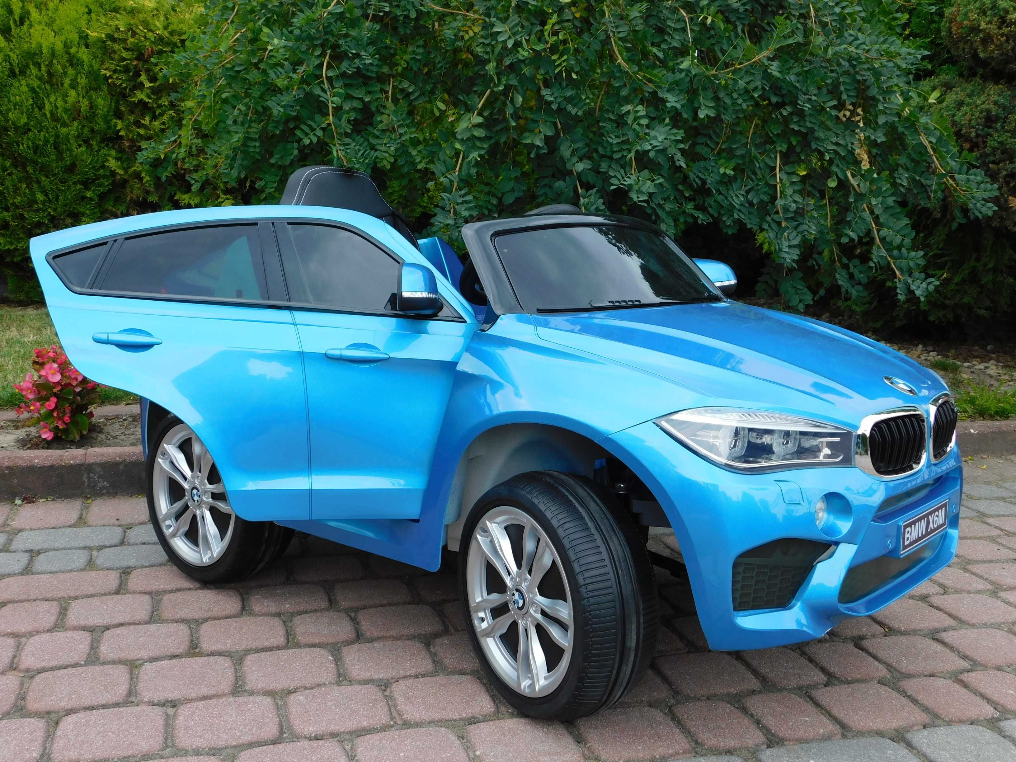 Auto na Akumulator BMW X6 M F16 Skóra EVA 90 Watt Samochód Lakierowane
