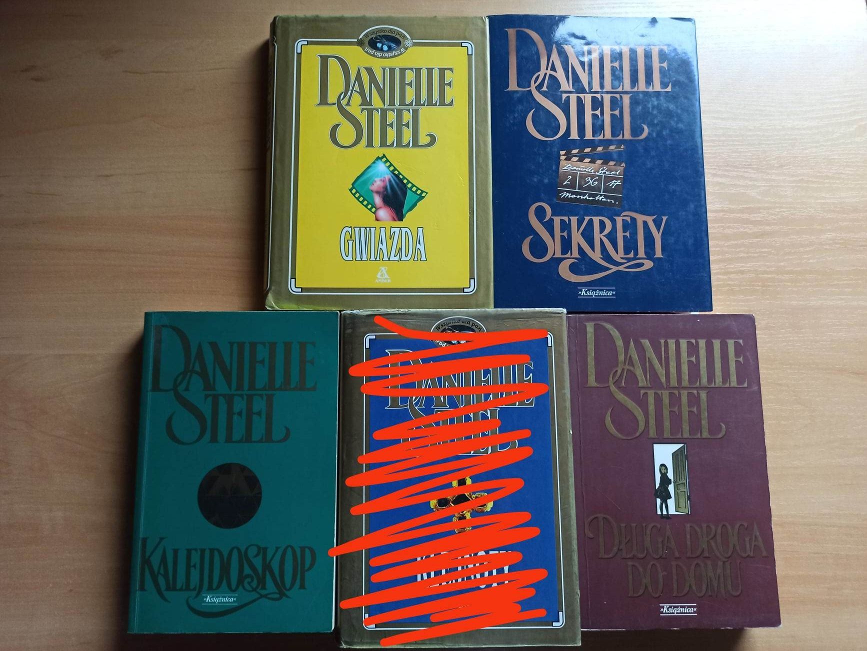 Danielle Steel - zestaw czterech książek