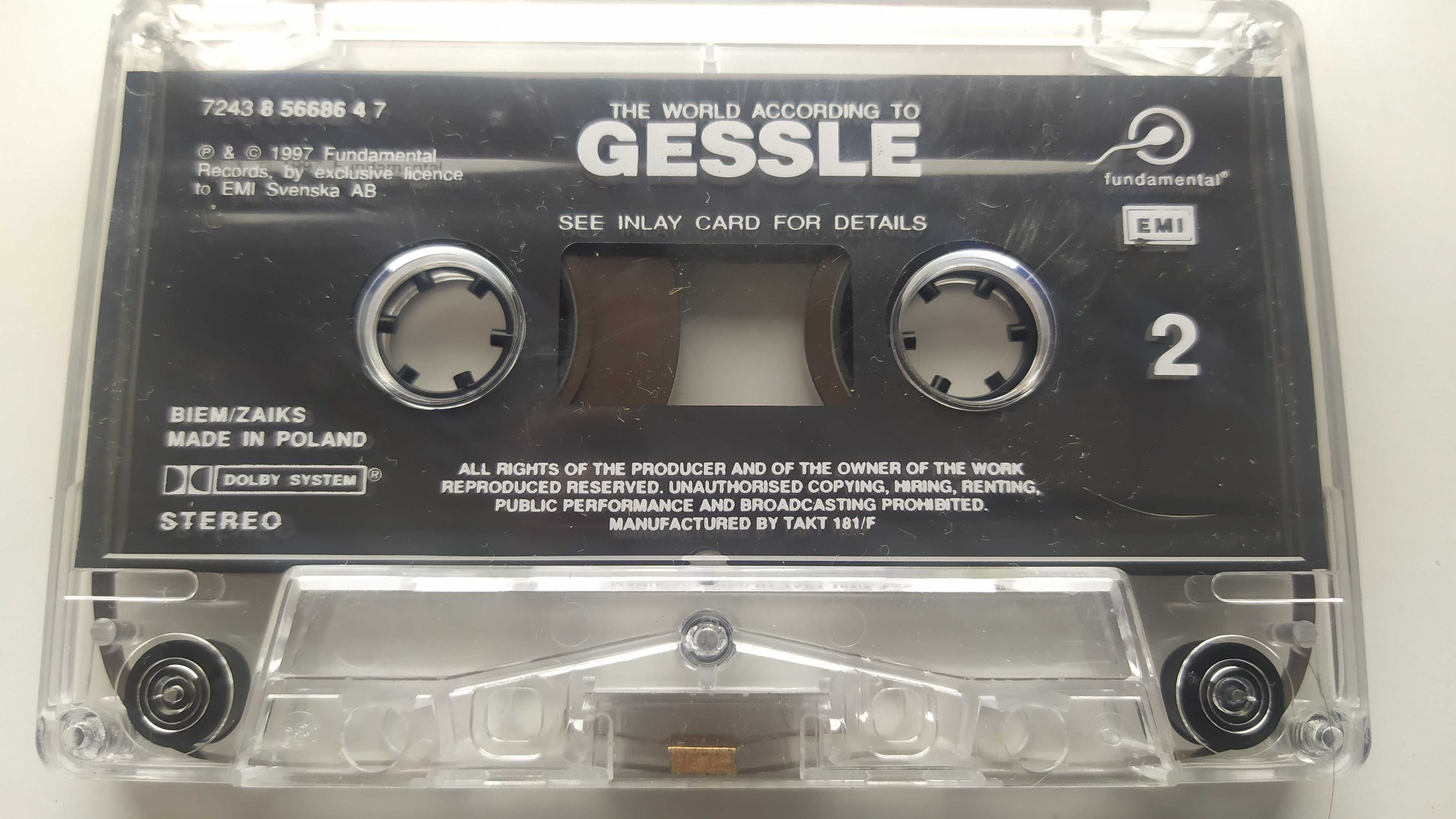Kaseta Gessle The World according to 1997
