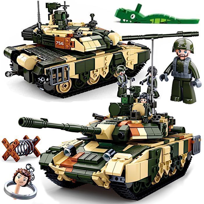 Klocki Wojsko Czołg Rosyjski T-90 MS Niszczyciel Czołgów 772el