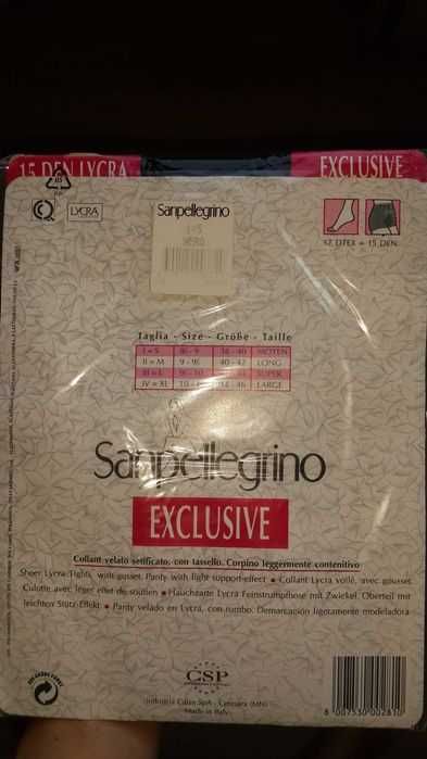 Колготи капронові Sanpellegrino 40 и 15 ден. S Розмір. НОВІ. Лайкра.