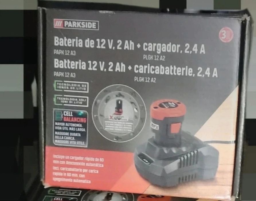 Bateria 20v / 12v Parkside - novo