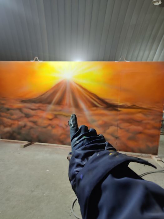 Розпис стін, вітрин, гаража, аерографія, художник, дизайн, мурал, арт