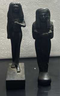 Rzezby egipskie okolo 10 cm