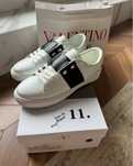Мужские Кожаные Кеды Valentino Garavani White