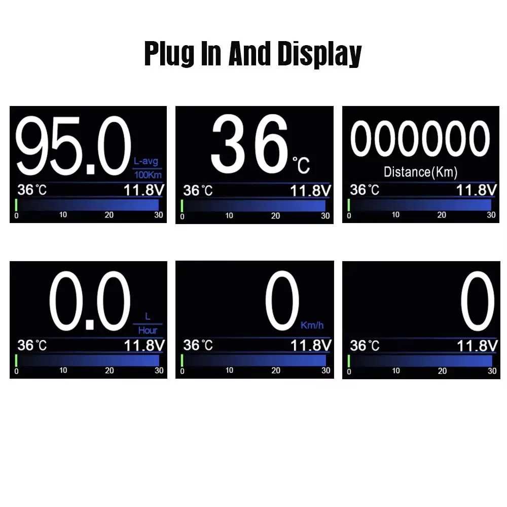 Бортовой компьютер OBD2 NEXPEAK A203 БК борт компютер обд2