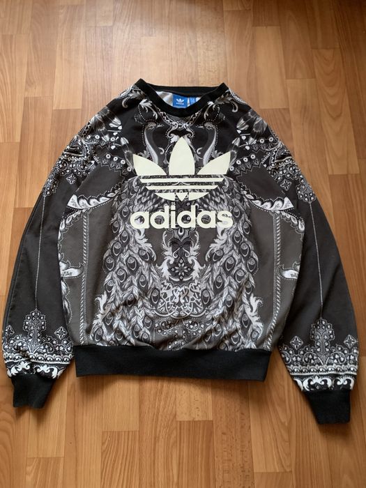 RARE adidas оригинал свитшот лонгслив rap alt sk8 big logo альт