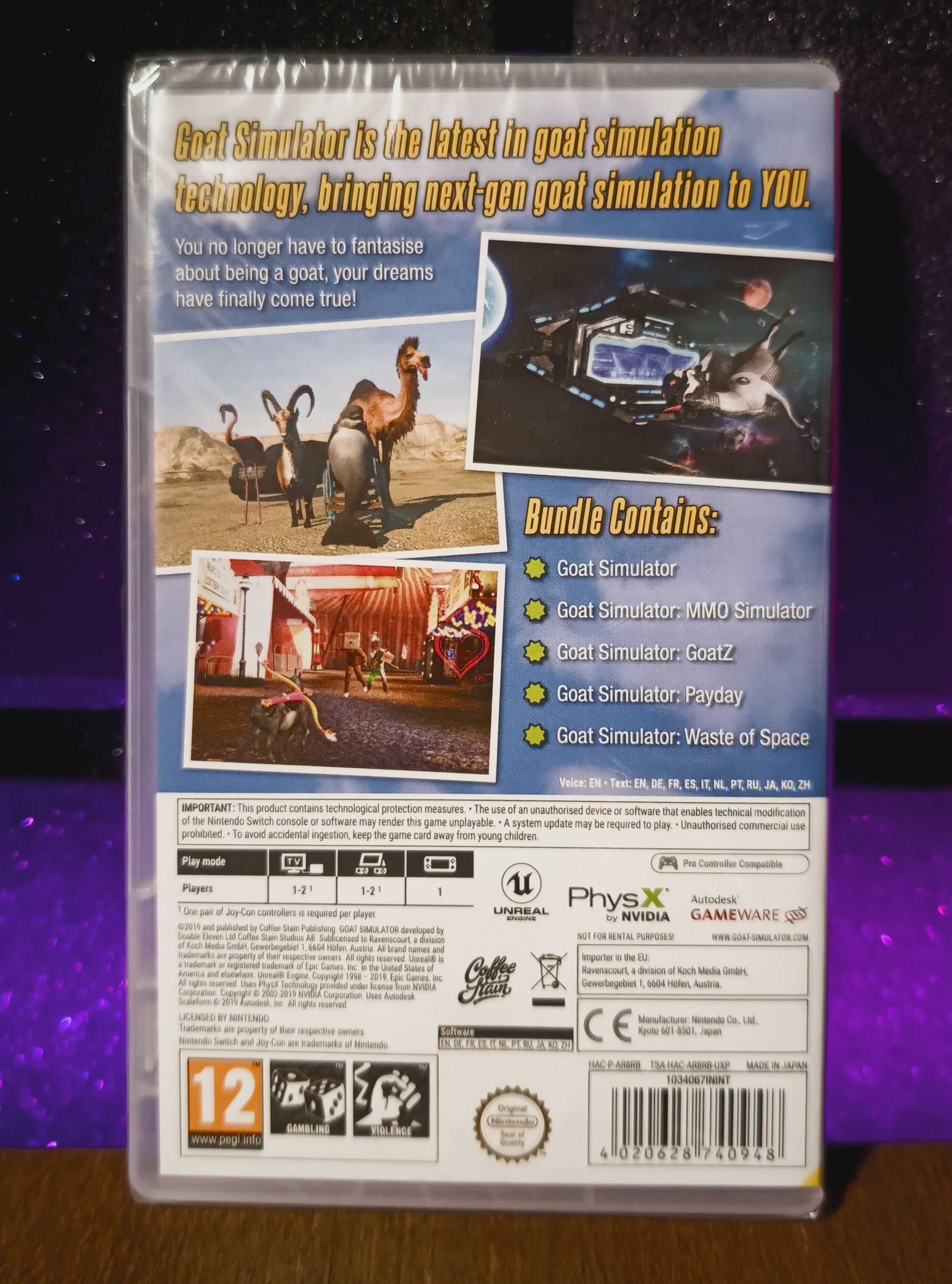 Goat Simulator: The GOATY Nintendo Switch - symulator kozy