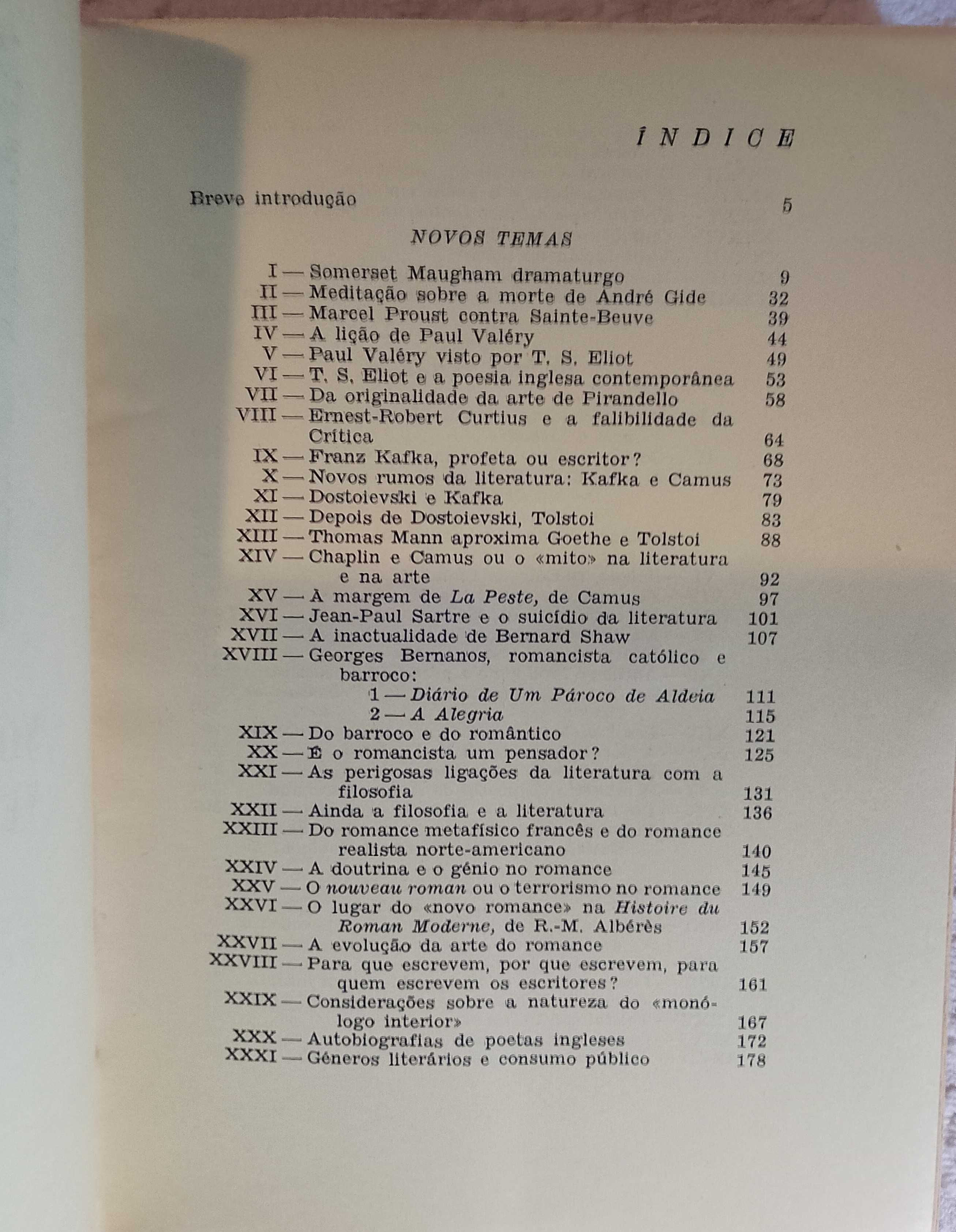 Novos temas, velhos temas, João Gaspar Simões