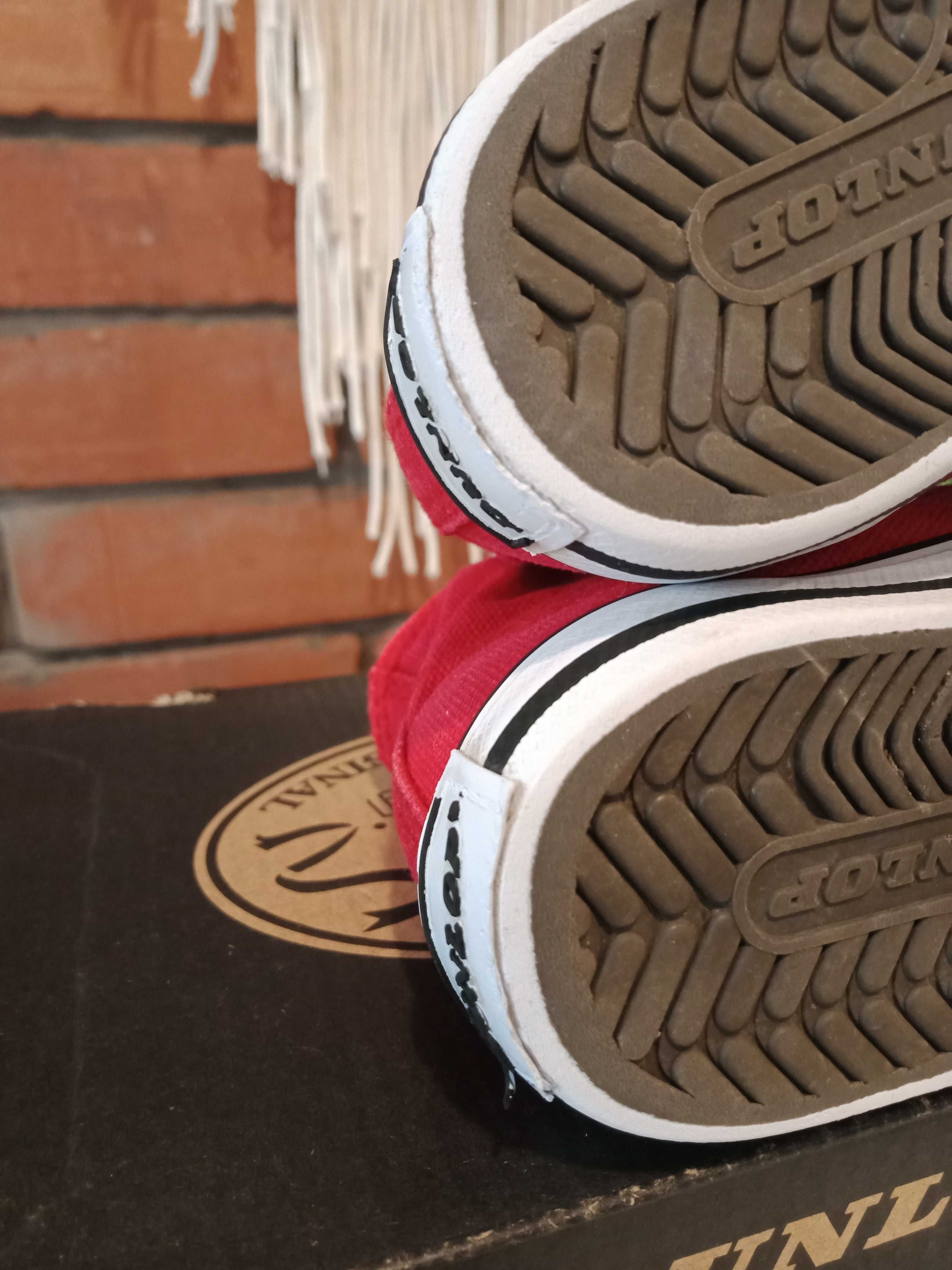 DUNLOP ORIGINAL CANVAS HIGH trampki czerwone niemowlęce 21,5 (10,5 cm)
