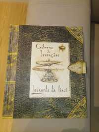 Livro"Caderno de Invenções Leonardo da Vinci"