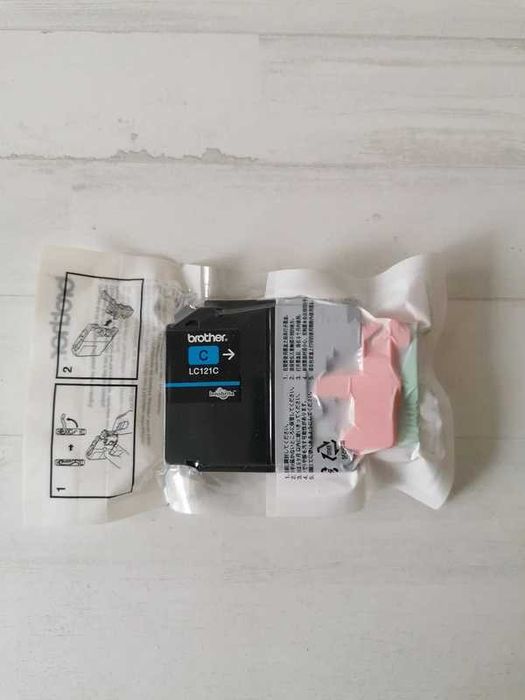 Tinteiro Brother LC121C Azul Ciano Toner Original Ink Cartridge