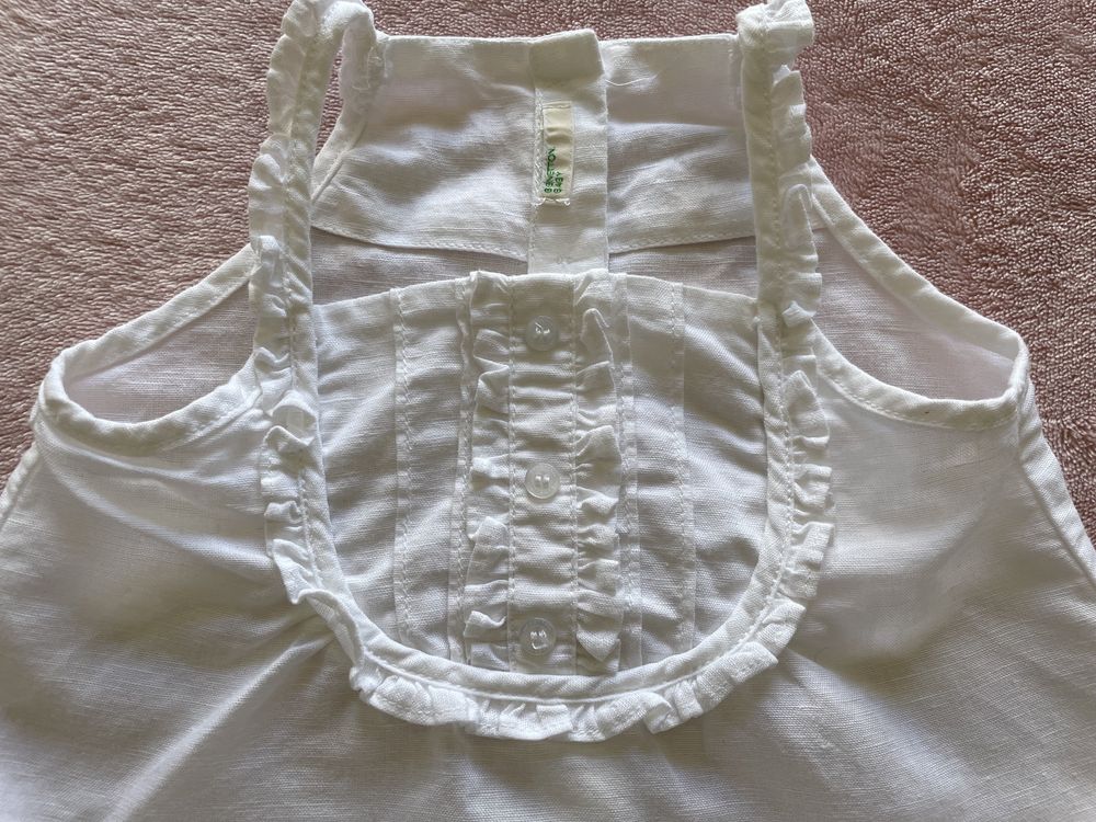 Fofo / Jardineiras de Bebé Benetton Baby 0-12m Como Novo