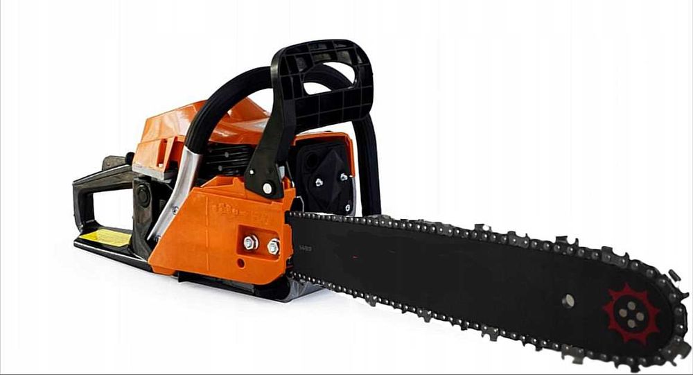 Piła Spalinowa 5km 52cc + 3x Olej + Łańcuch + Prowadnica Zestaw