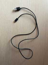 Kabel USB microUSB czarny