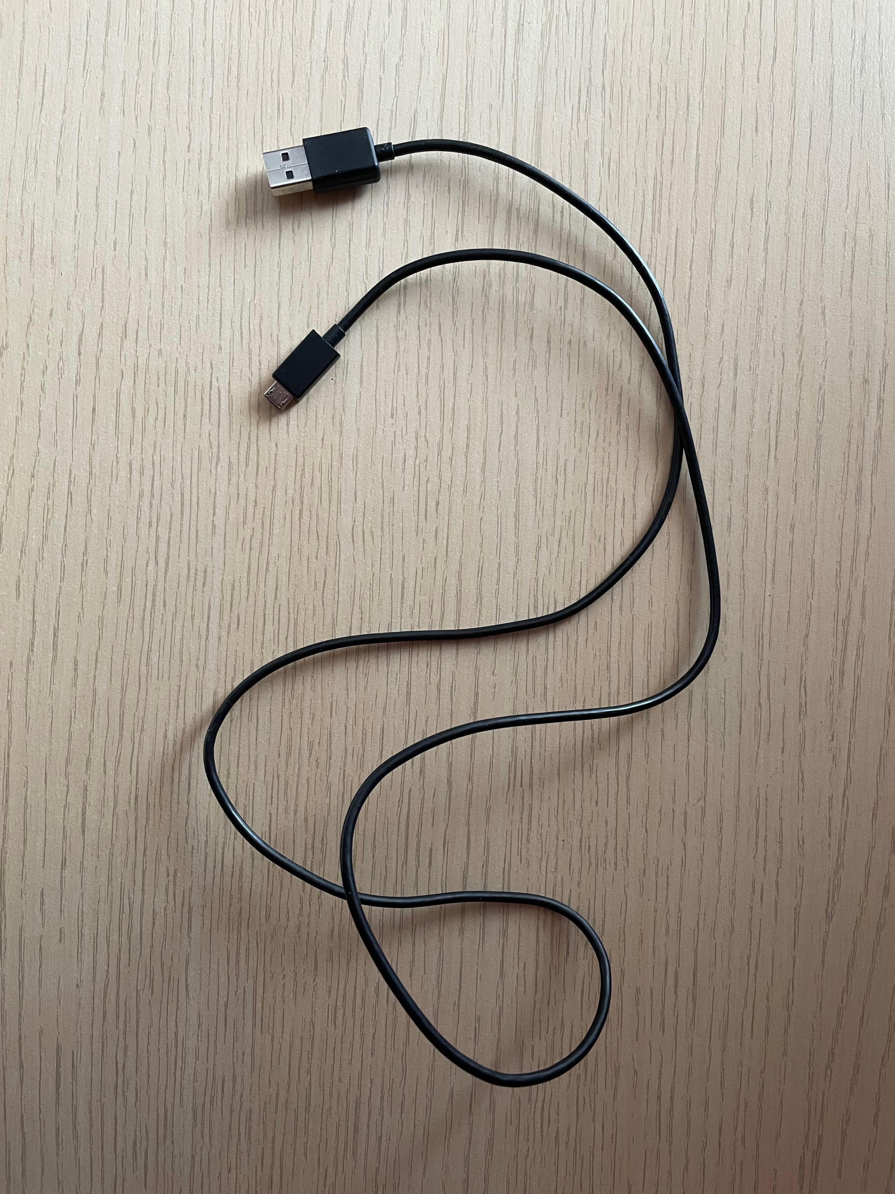 Kabel USB microUSB czarny