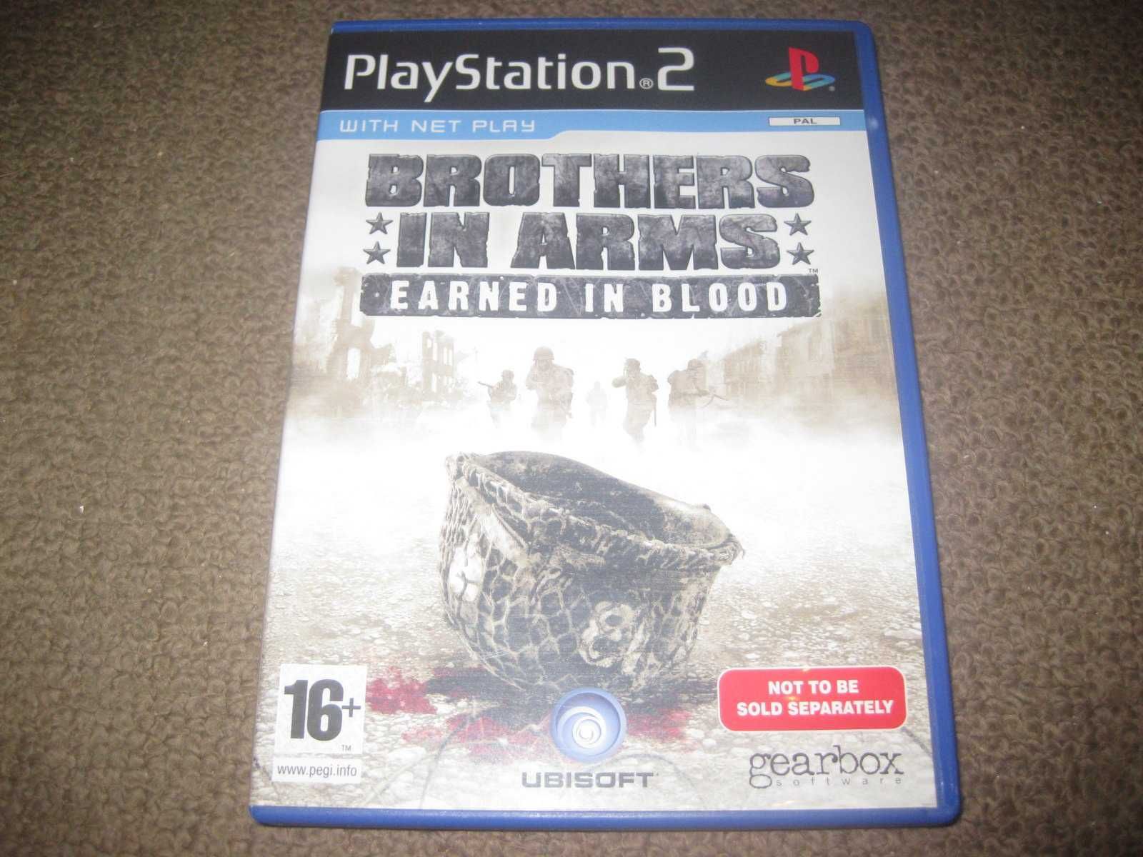Jogo "Brother in Arms: Earned in Blood" PS2/Completo