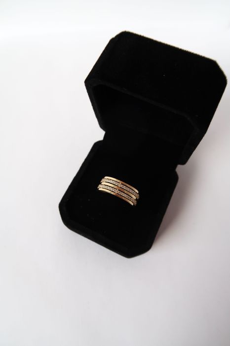 Złoty Pierścionek z Cyrkoniami | 17 | Proba Złota 585