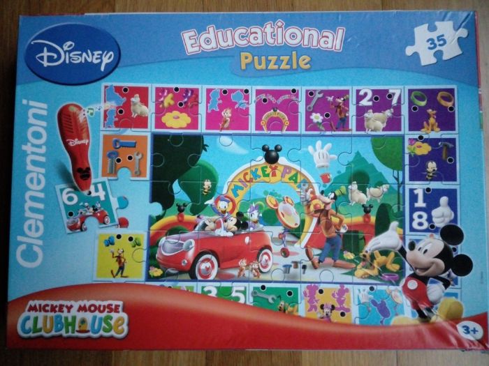 Puzzle Educativo Mickey Mouse Club a partir dos 3 anos