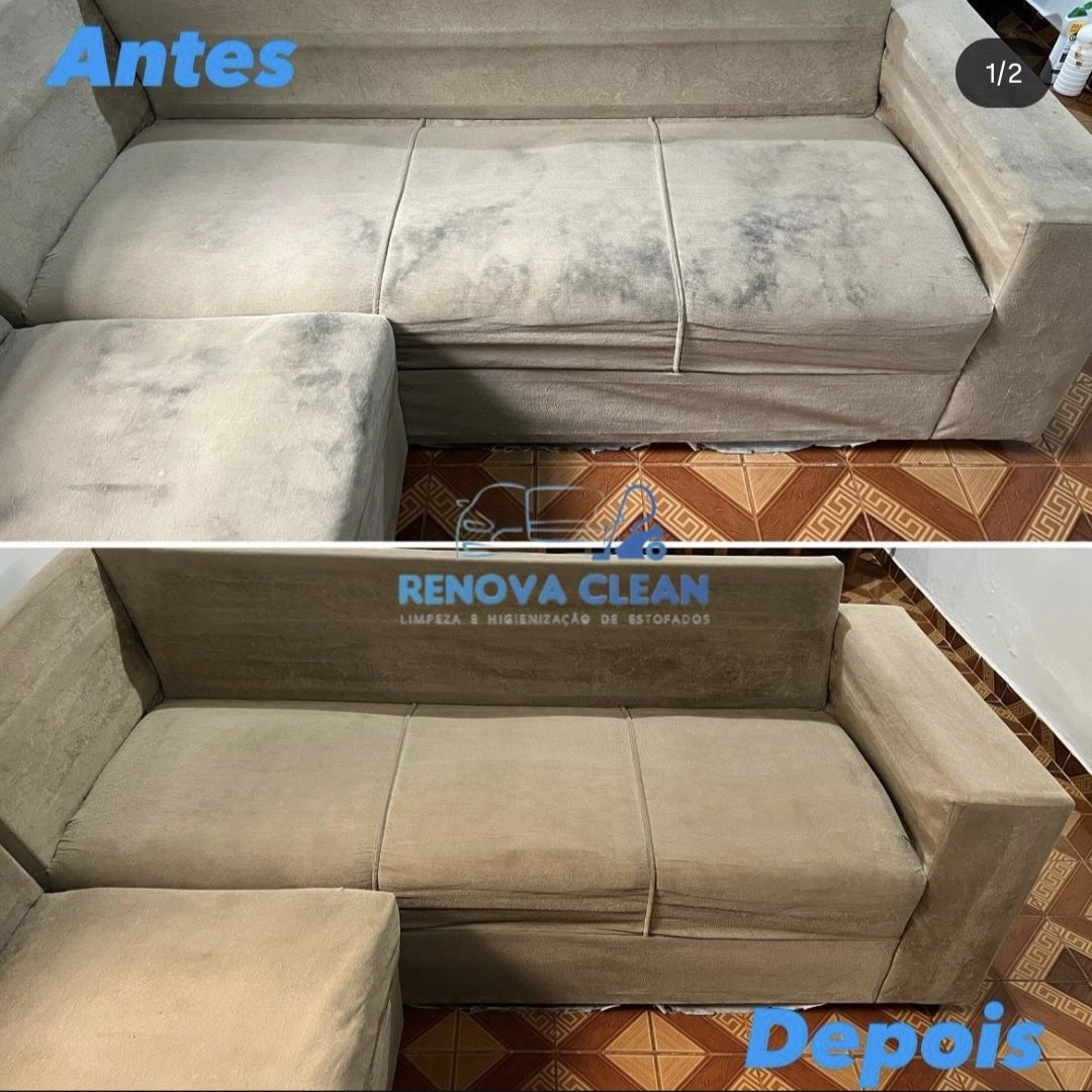 Higienização e impermeabilização de estofados