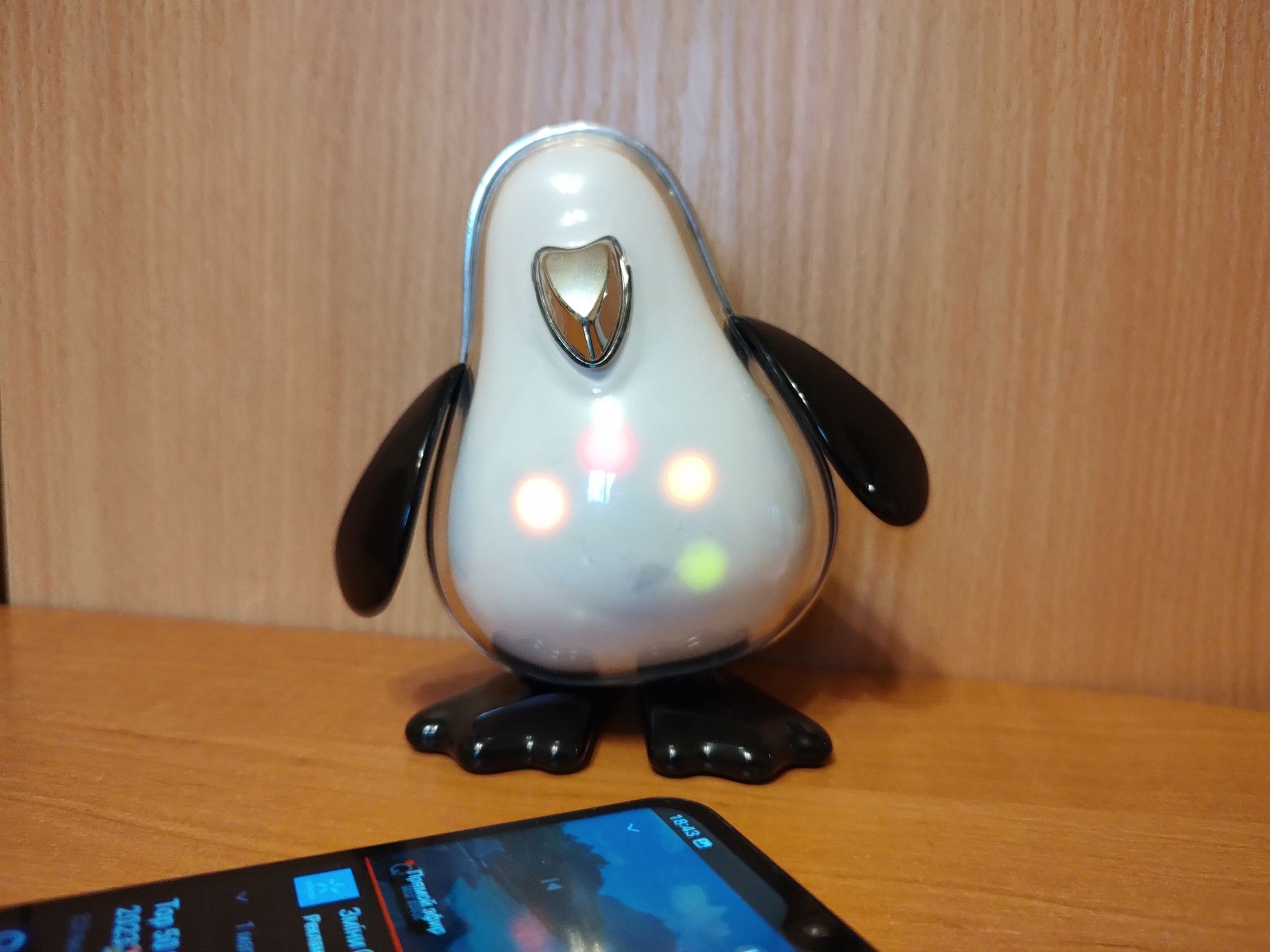 i-CY Белый электронный музыкальный робот пингвин IDog Hasdro Колонка