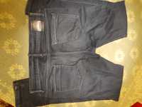 jeans woskowane ZARA damskie gumowane  r. 38 typu leginsy