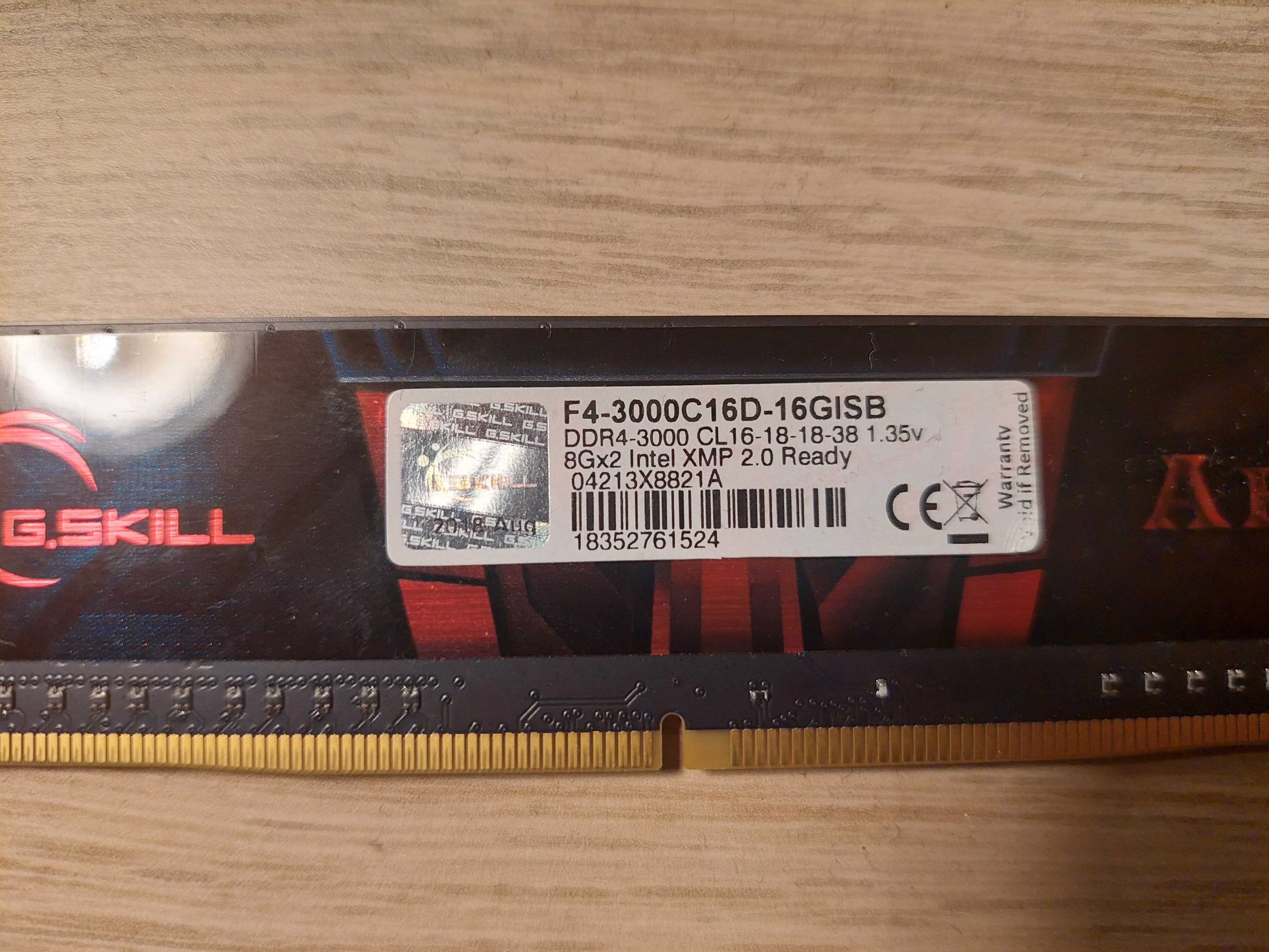 Memória RAM 8GB DDR4 3000mhz GSkill Aegis