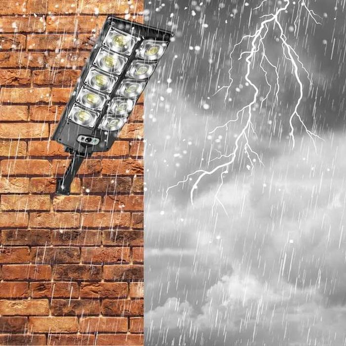 HIT Lampa Solarna Z Czujnikiem Ruchu LED 800W + Pilot