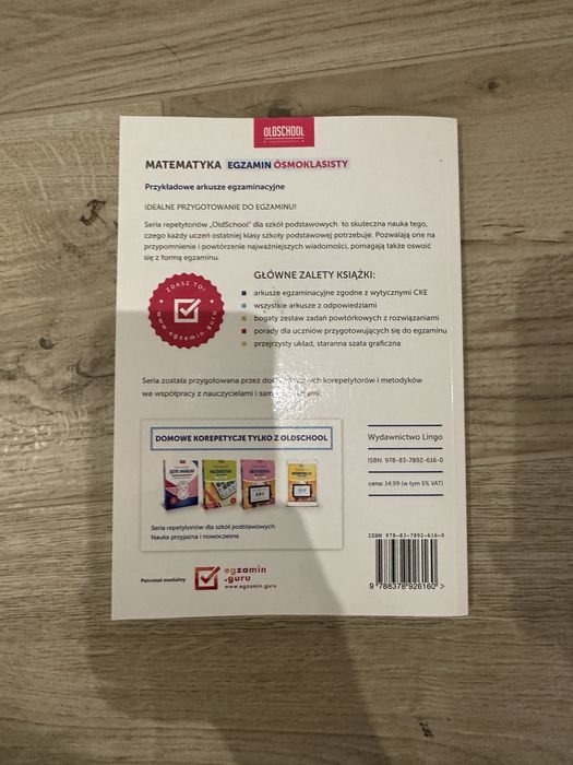 Matematyka egzamin ósmoklasisty