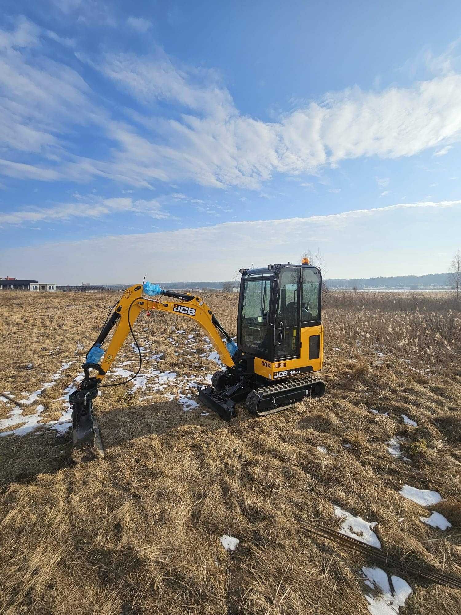 Wynajem minikoparki, minikoparka 110zł/h, prace ziemne