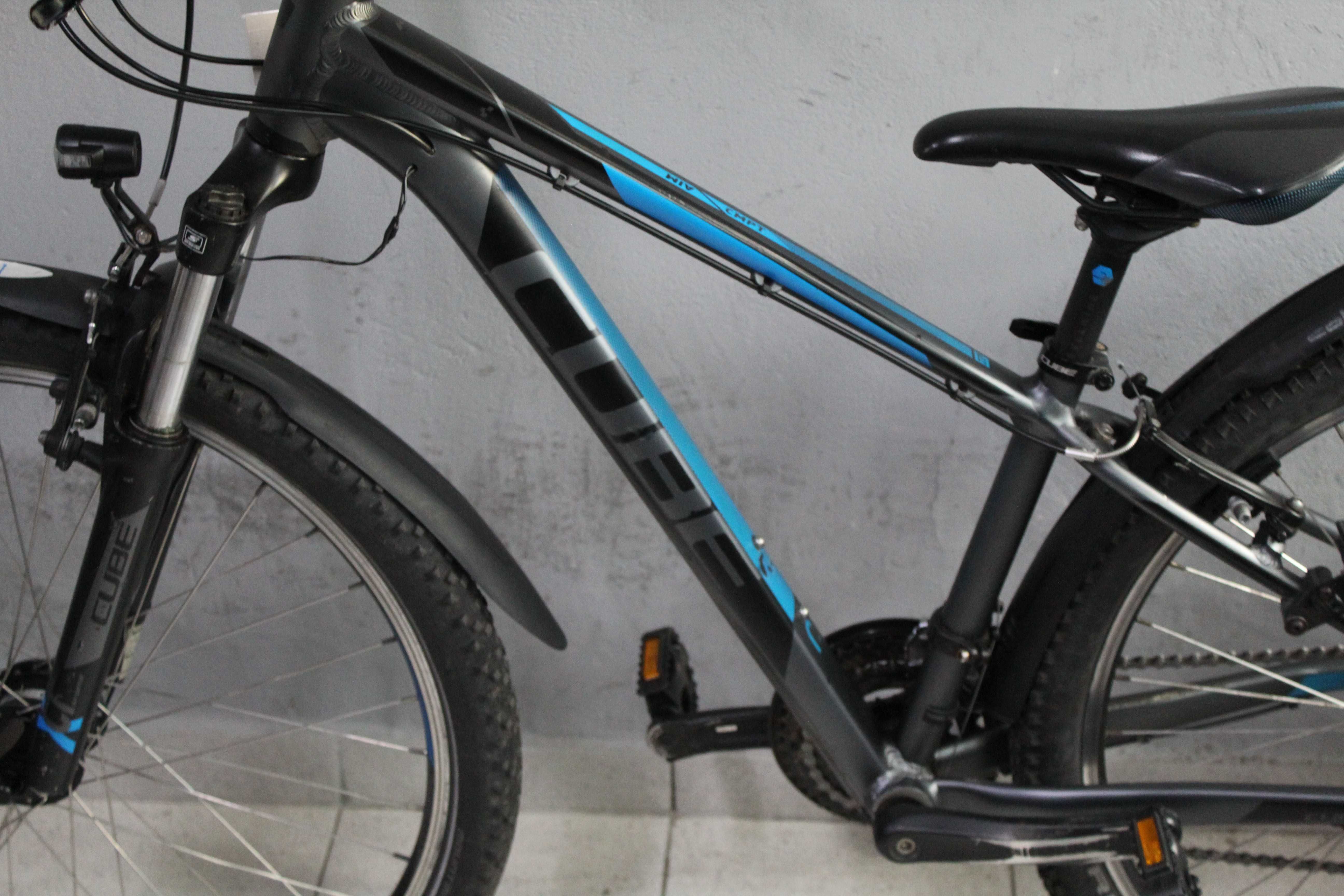 Rower MTB CUBE AIM , Rama 14" S, Koła 27,5",Ham. Tarcz. Oświet na dyna