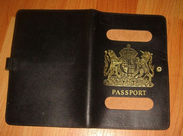 Обложка на британский паспорт