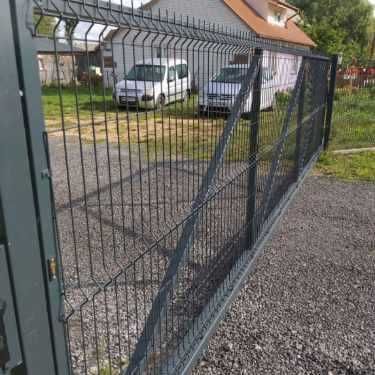 Brama Przesuwna Panelowa Ocynkowana Malowana Proszkowo Pabianice
