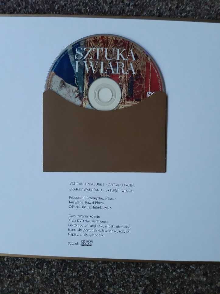 Książka Sztuka i Wiara Skarby Watykanu z DVD